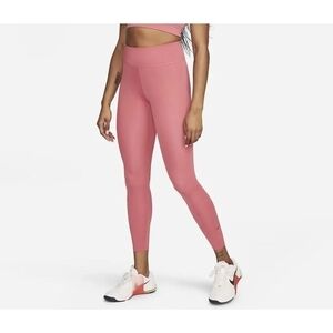 Nike One Luxe Women's Mid-Rise 7/8 Tights Desert Berry (Pink)